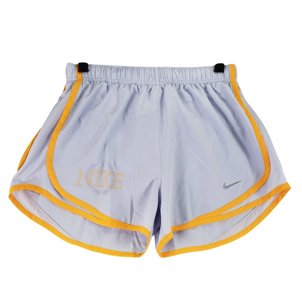 Nike Tempo Running Shorts Womens S Lavender Orange Dri-FIT Athletic Workout